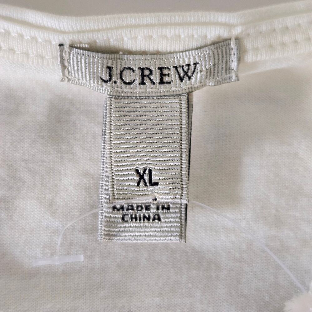 J Crew Neon Sequin Short Sleeve T-Shirt Size XL - Picture 3 of 9